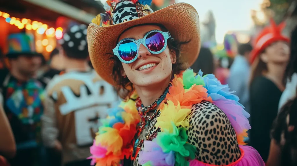 dates carnaval de Dunkerque, un carnavaleux heureux