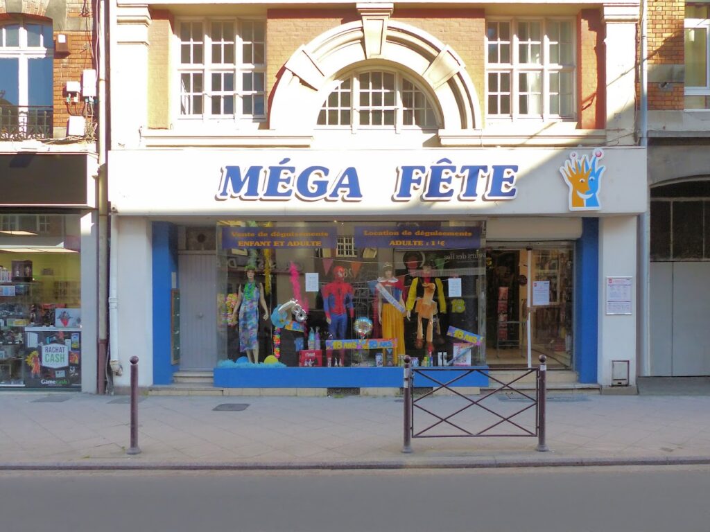 magasin de déguisement Méga Fête de Lille