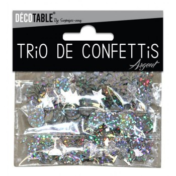 Trio de confettis