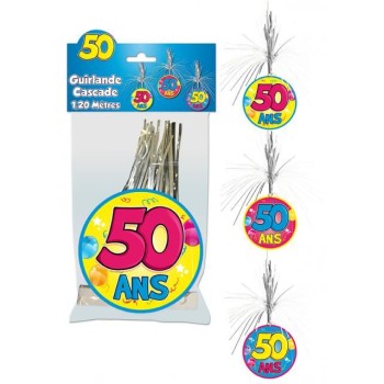 Guirlande cascade 50 ans