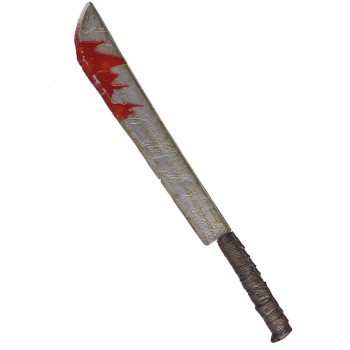 Machette avec sang