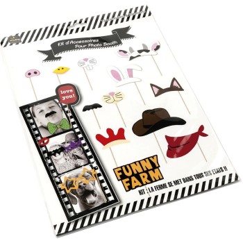 Kit accessoires ferme photo booth