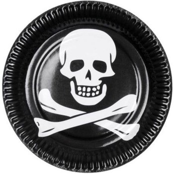 6 assiettes pirate