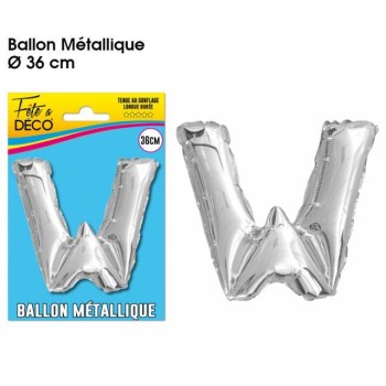 Ballon lettre W