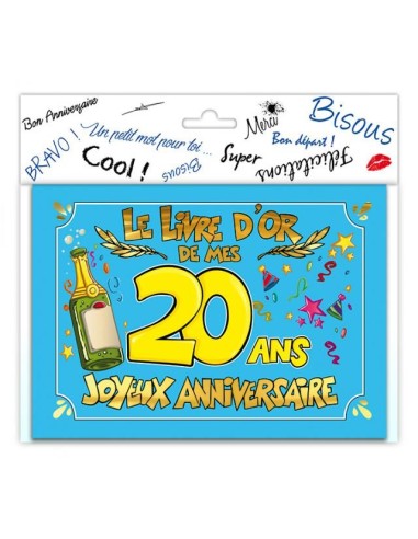 Livre d'or 20 ans