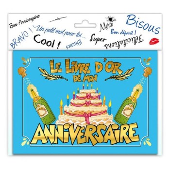 Livre d'or anniversaire