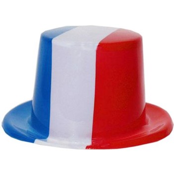 Haut de forme tricolore France