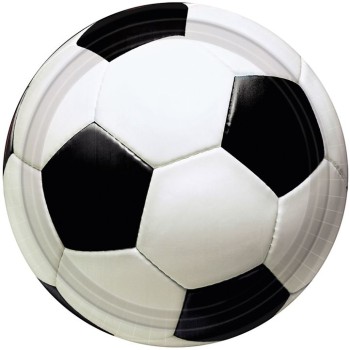 8 assiettes ballon football