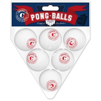 6 balles de Beer Pong