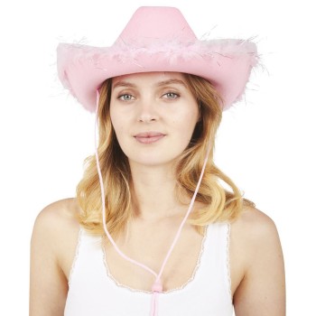 Chapeau cowgirl rose