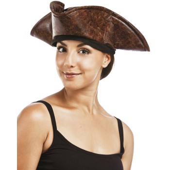 Chapeau de pirate marron