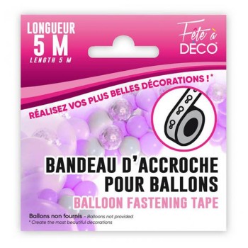 Bandeau d'accroche pour ballons 5m