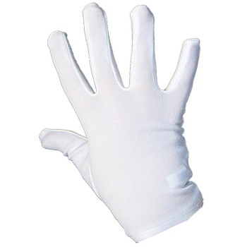 Gants courts blanc