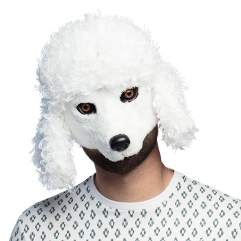 Masque de caniche avec cheveux