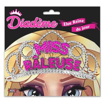 Diadème Miss raleuse fuchsia