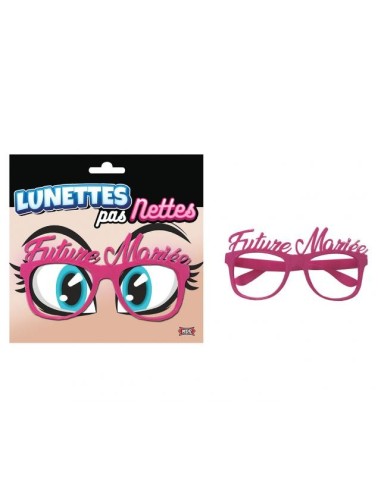 Lunettes future mariée fuchsia