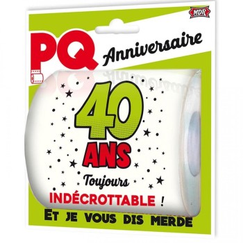 Papier toilette 40 ans