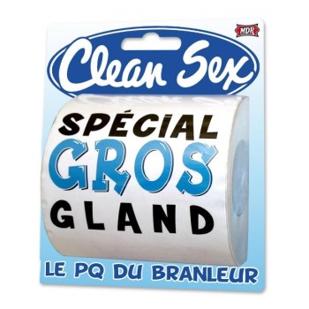 Papier toilette spécial gros gland