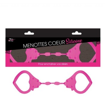 Menottes coeur silicone