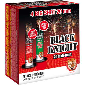 4 comètes Black Knight 20mm