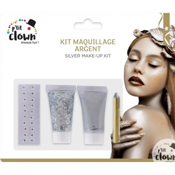 Kit maquillage argent