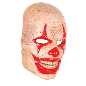 Masque de clown Halloween avec bouche articulée