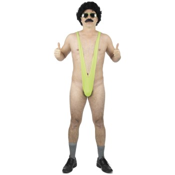 Mankini Borat vert