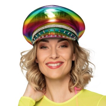 Casquette rainbow arc-en-ciel