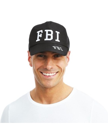 Casquette FBI noire réglable