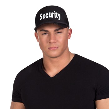 Casquette security noire réglable