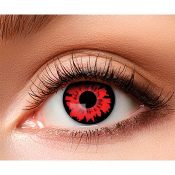 Lentilles de vampire rouges