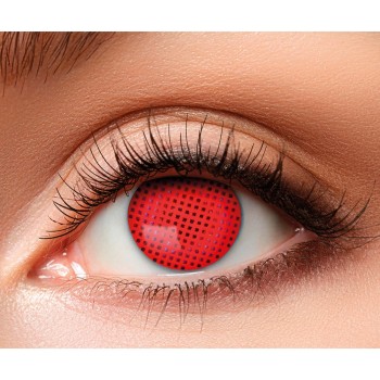 Lentilles cyborg rouges