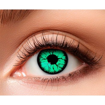 Lentilles explosion vert