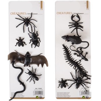 Lot de faux insectes