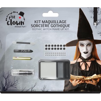 Kit maquillage sorcière gothique