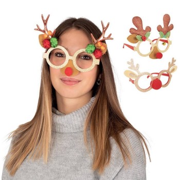 Lunettes renne du Père Noël