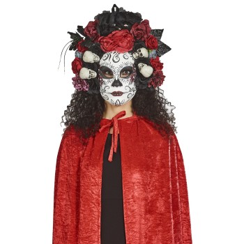 Masque tête de mort mexicaine luxe