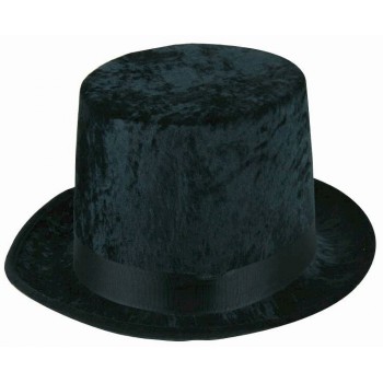 Chapeau haut de forme noir luxe