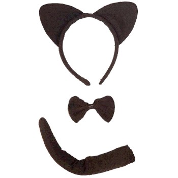 Set accessoires chat noir