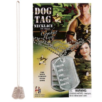 Collier militaire dog tag