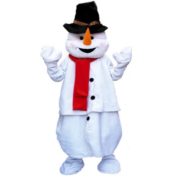 Mascotte de bonhomme de neige