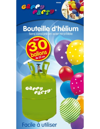 Bouteille hélium pour gonfler ballons de fête