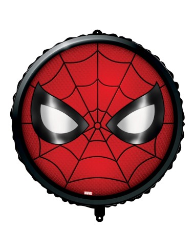 Ballon en forme de tête de Spiderman gonflage air/hélium