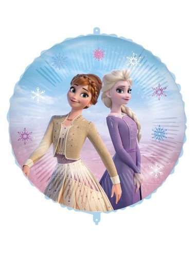 Ballon rond La Reine des Neiges Disney gonflage air/hélium