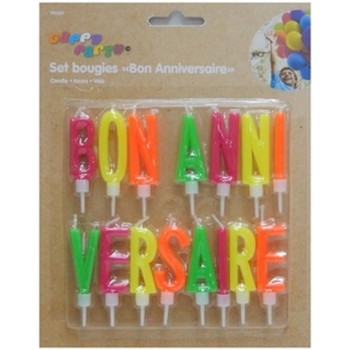 Bougie en forme de lettres Bon Anniversaire