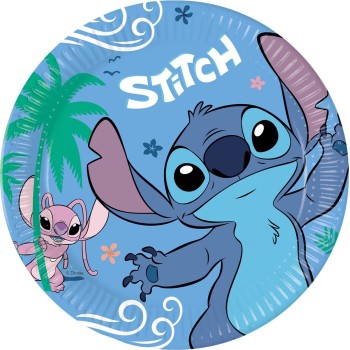 8 assiettes Stitch Disney