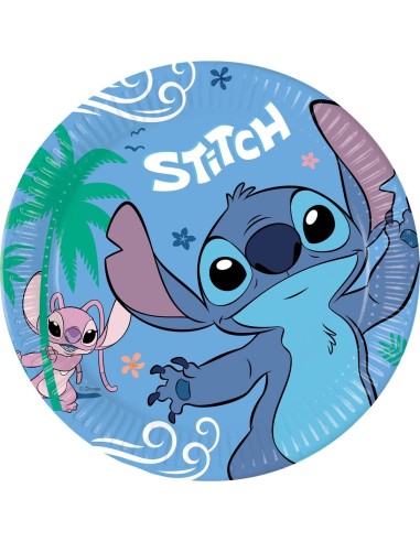 8 assiettes Stitch Disney