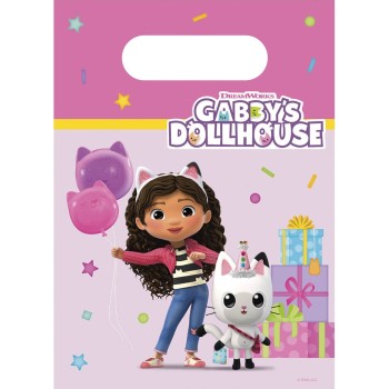 4 sachets cadeaux Gabby's Dollhouse