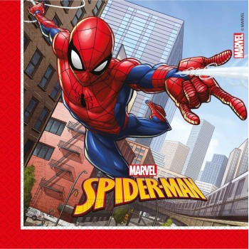 20 serviettes Spiderman