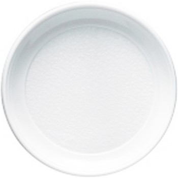 25 assiettes blanches